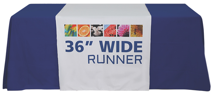 logolu masa örtüsü